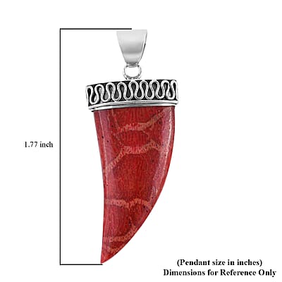 Sponge Coral Pendant in Sterling Silver