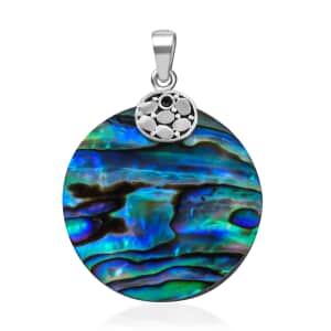 Abalone Shell Pendant in Sterling Silver