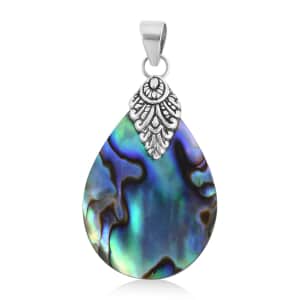 Abalone Shell Pendant in Sterling Silver