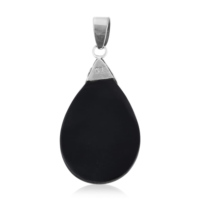 Abalone Shell Pendant in Sterling Silver