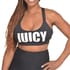 Juicy Couture Black Big Logo Sports Bra - L image number 3