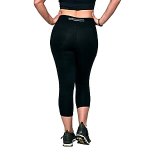 MARIKA Black Capri Leggings - S