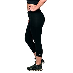 MARIKA Black Capri Leggings - S