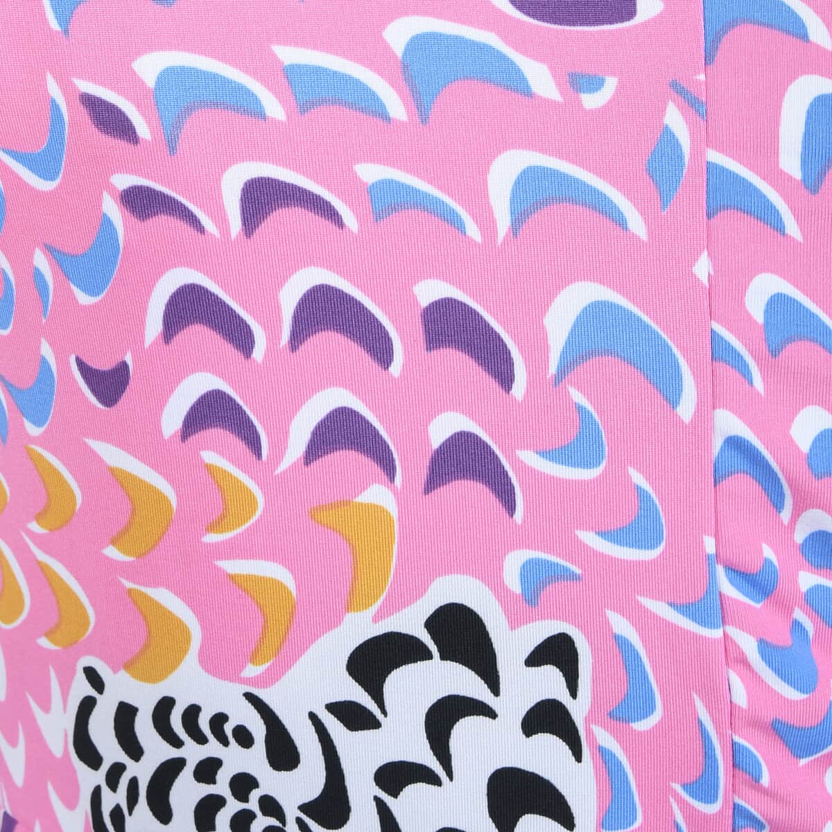 JOVIE Pink Fractal Jersey Sleeveless Maxi Dress - L image number 3