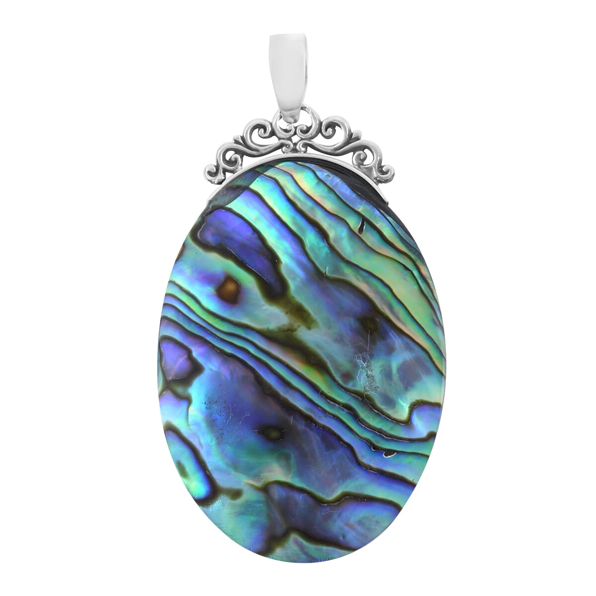 Abalone Shell Pendant in Sterling Silver image number 0