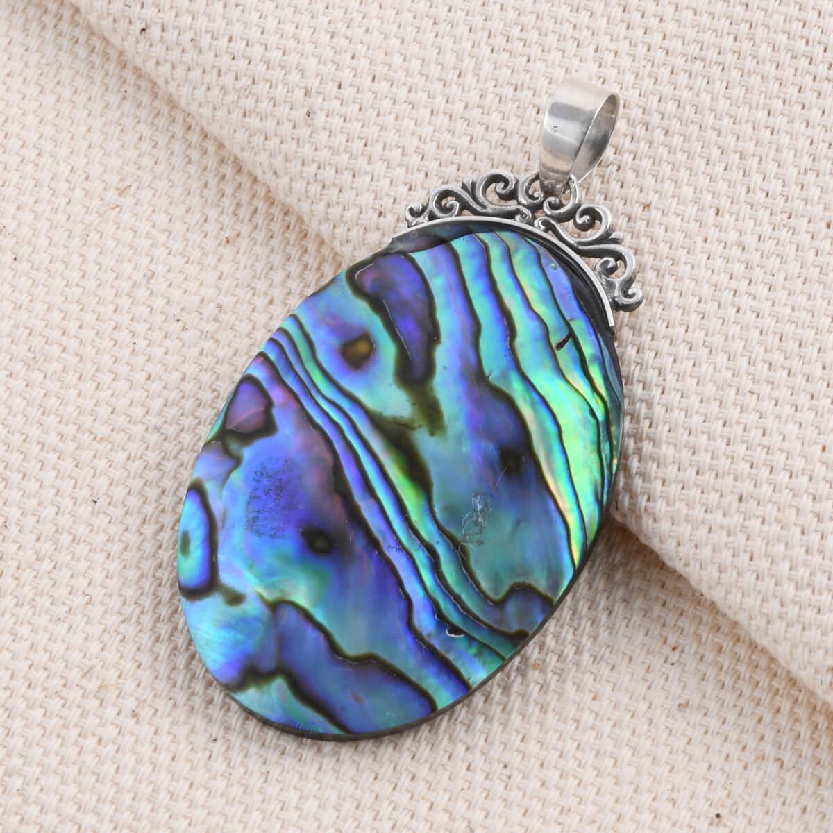 Abalone Shell Pendant in Sterling Silver image number 5