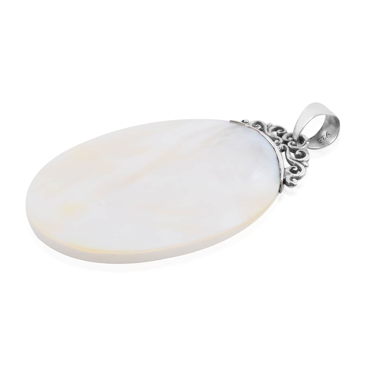 Mother Of Pearl Pendant in Sterling Silver image number 2