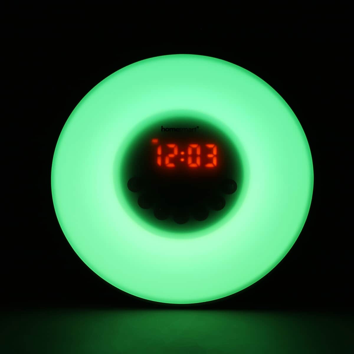 Homesmart White Wake Up Light With Alarm Clock Sunrise simulation, FM Radio, Color changing, Snooze, 10 Brightness Setting, 6 Natural Sounds image number 4