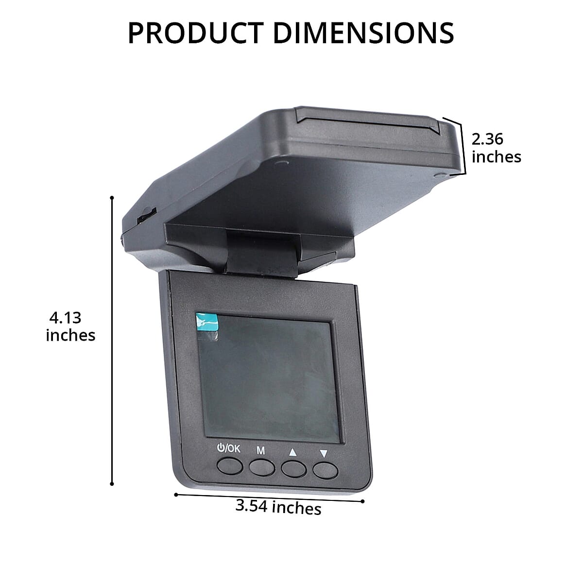 Black Dash Cam with 8G Memory Card image number 3