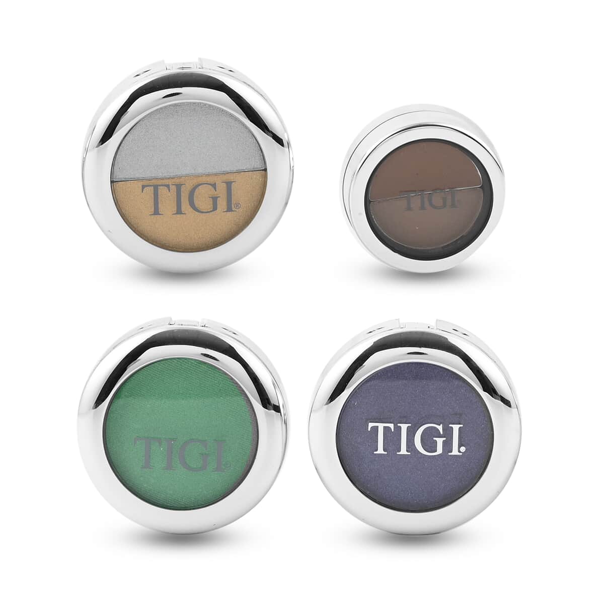 TIGI Set of 4 Eyeshadow Gold/Glitz/Green/Royal Purple image number 0