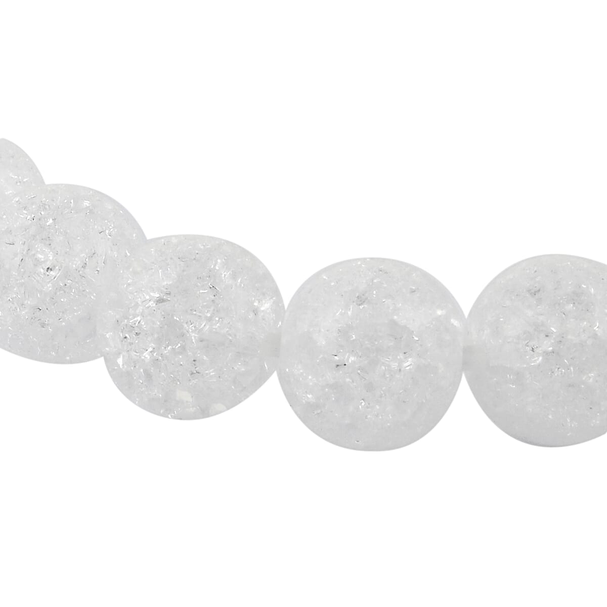 Ice Quartz Beaded Stretch Bracelet (7.25 In) 75.00 ctw image number 1