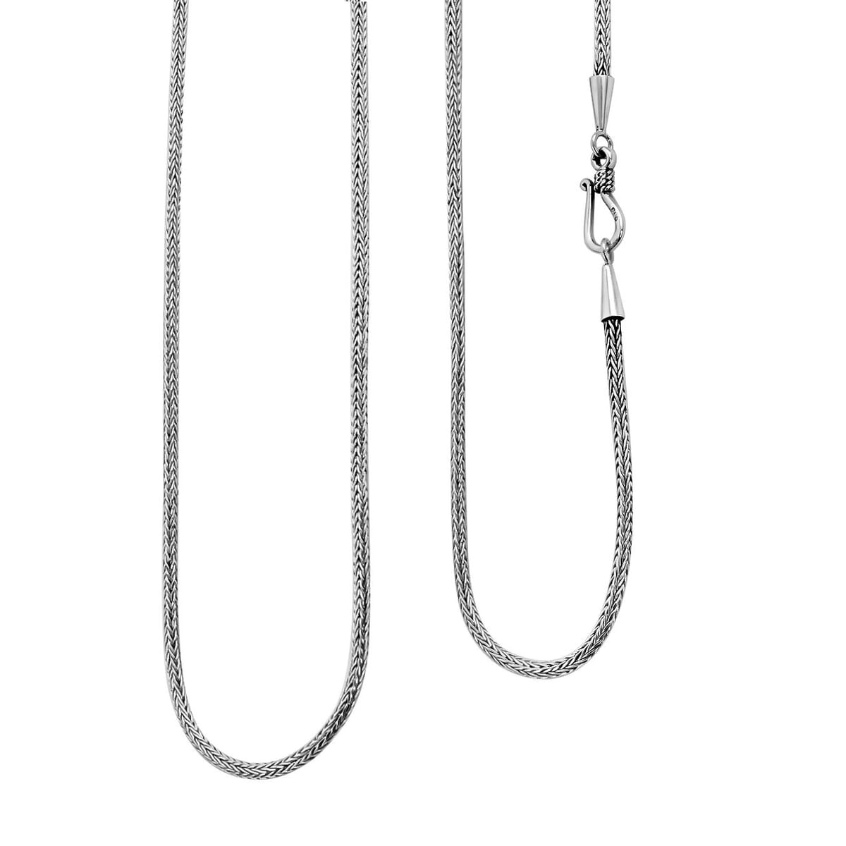 Bali Legacy Sterling Silver Tulang Naga Necklace 30 Inches 23.70 Grams image number 0