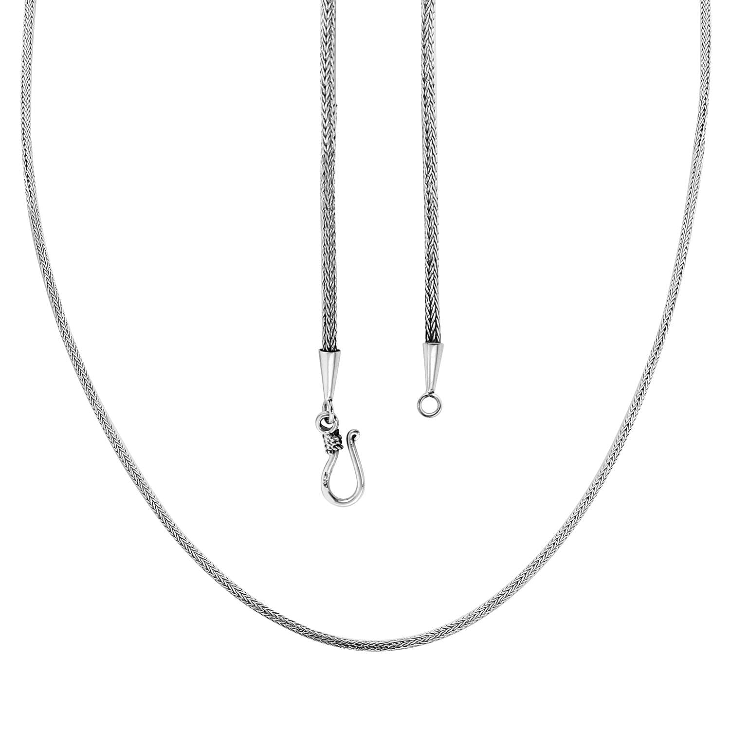 Bali Legacy Sterling Silver Tulang Naga Necklace 30 Inches 23.70 Grams