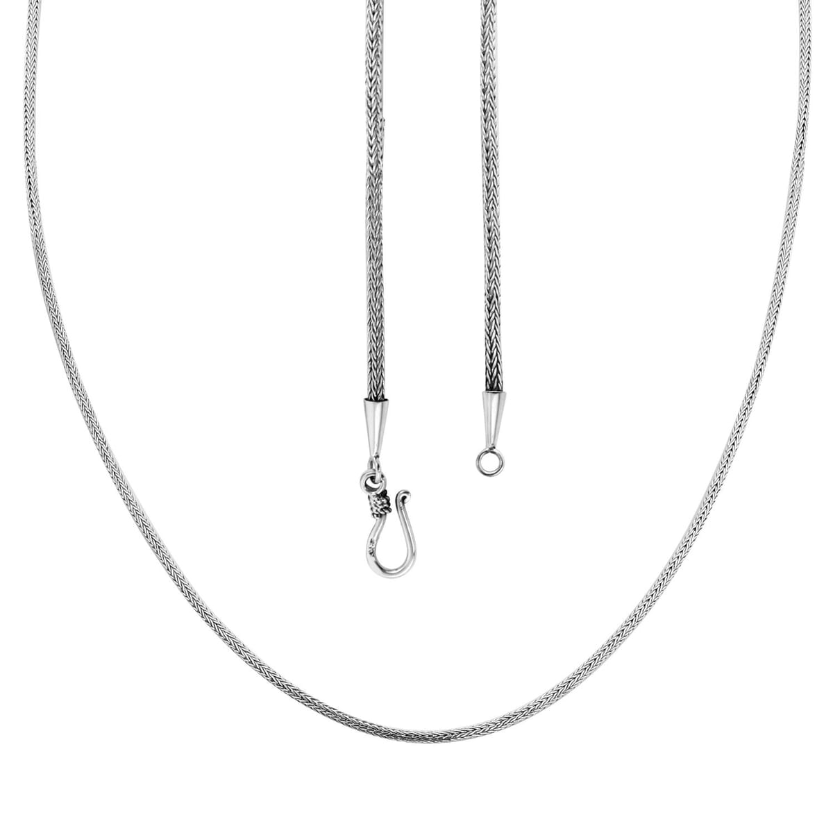 Bali Legacy Sterling Silver Tulang Naga Necklace 30 Inches 23.70 Grams image number 5