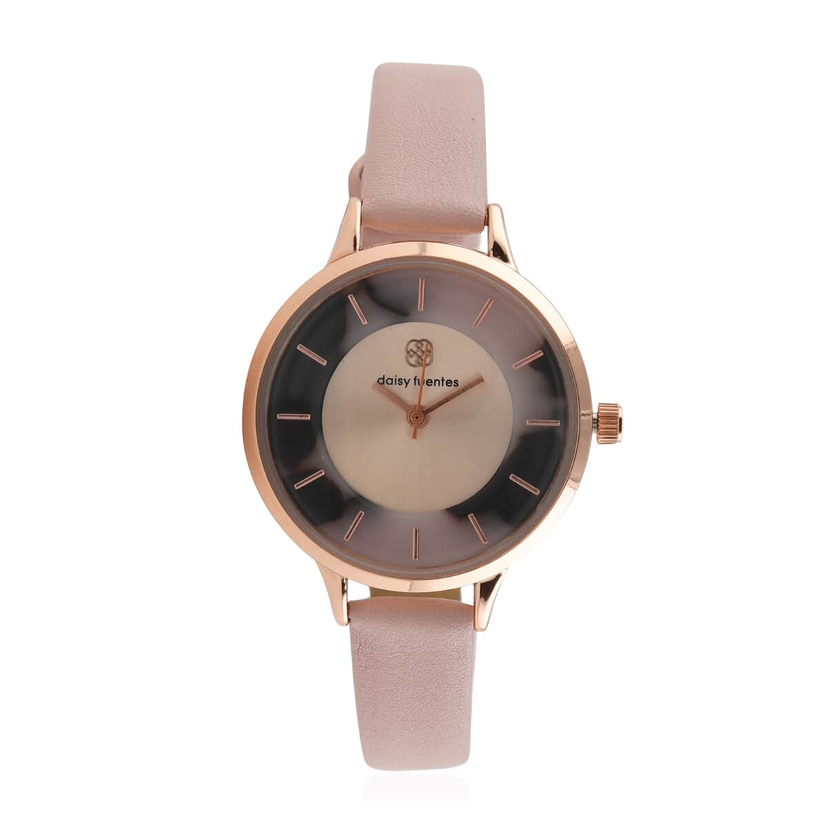 Buy DAISY FUENTES 6pc Watch Set with Pink Vegan Leather Strap & Matching  Bracelets (32mm) at ShopLC.