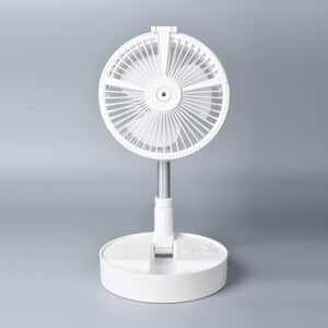 Portable Folding Hydrating Fan Desktop Fan Mini Rechargeable Fan 7200 mAh Large Capacity Battery, 5W