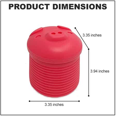 Buy Set of 2 Red Silicone Grease Container at ShopLC.