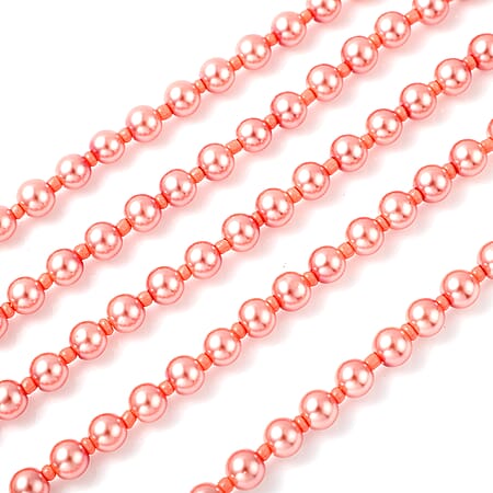 Simulated Peach Pearl - Product card gallery slide 4 (10176788955449)