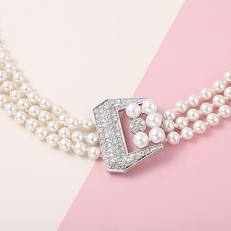 Simulated White Pearl - Product card gallery slide 2 (10176789184825)