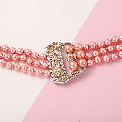Simulated Peach Pearl - Product card gallery slide 2 (10176789184825)