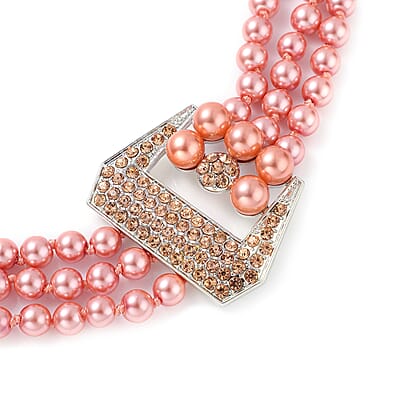 Simulated Peach Pearl - Product card gallery slide 3 (10176789184825)