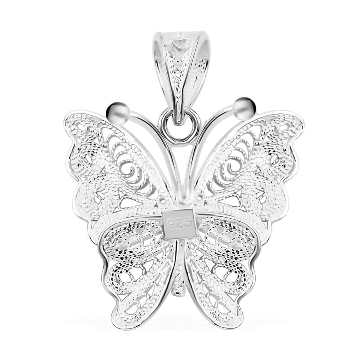 Artistry Tarakashi Collection Butterfly Pendant in Sterling Silver 2 Grams image number 4