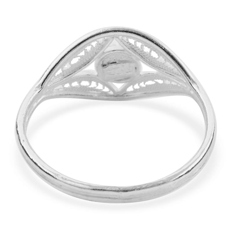 Eye Pattern Ring in Sterling Silver (Size 10.0) 2.10 Grams
