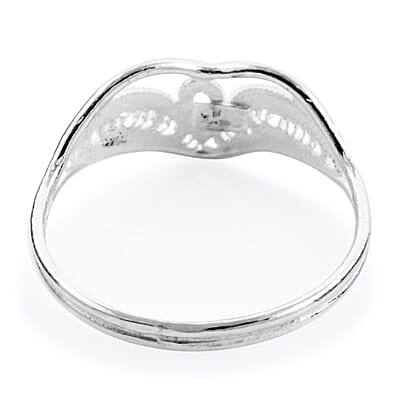 Artistry Tarakashi Collection Sterling Silver Crown Ring (Size 11.0) 1.60 Grams