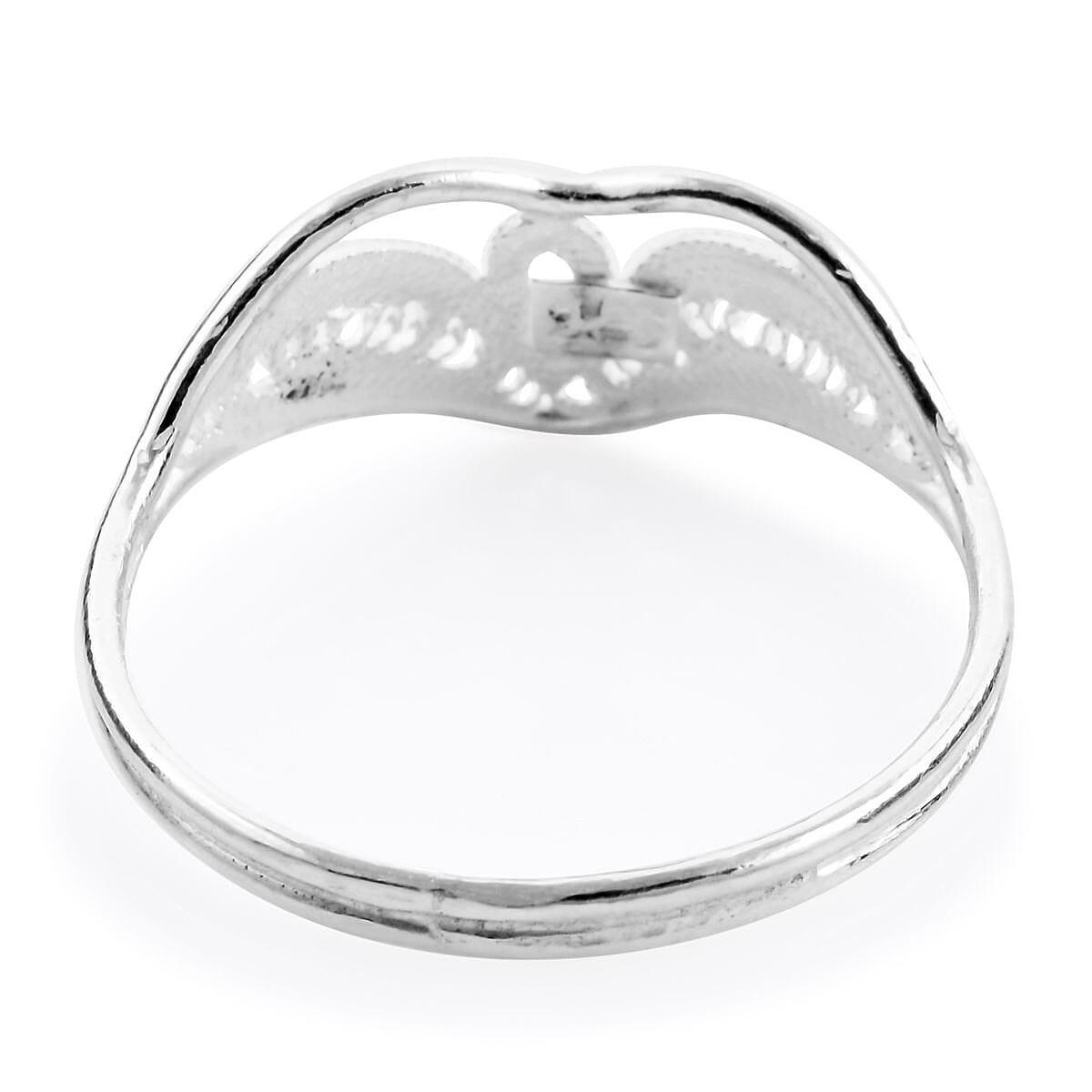 Artistry Tarakashi Collection Sterling Silver Crown Ring (Size 7.0) 1.60 Grams image number 4