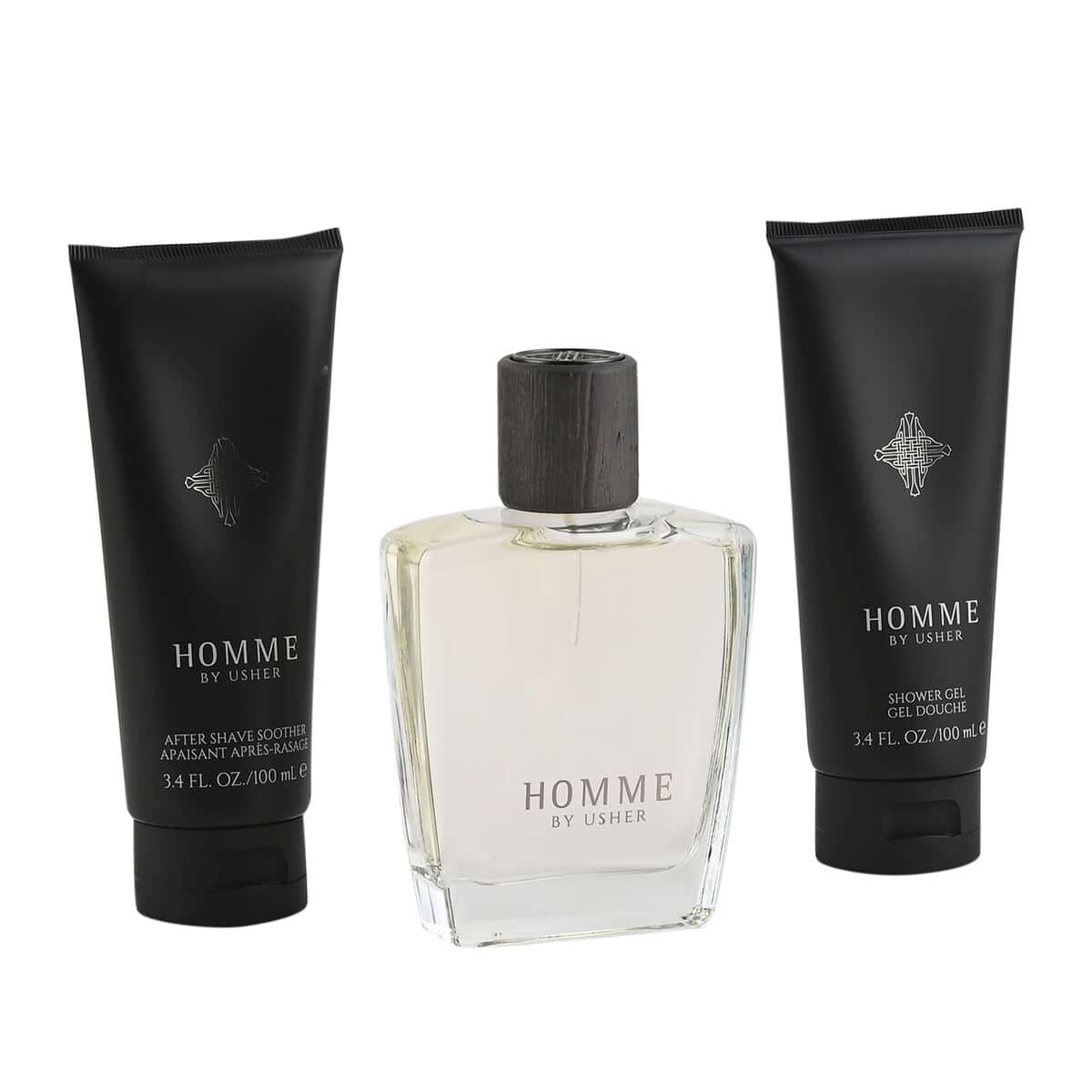USHER HOMME 3pc Men's Fragrance Gift Set (3.4 EDT/S, 3.4 Shower Gel, 3.4 After Shave Soother) image number 0
