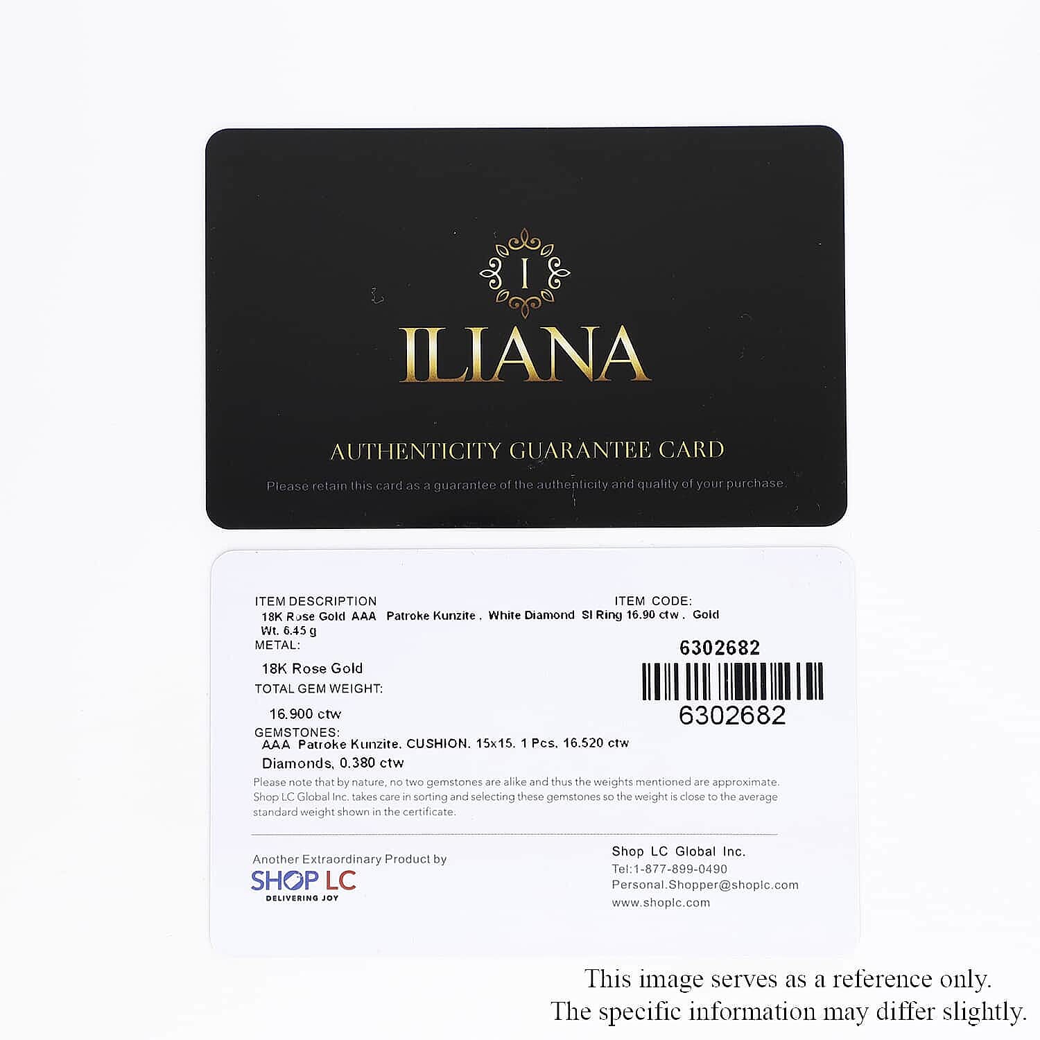 Certified and Appraised Iliana 18K Rose Gold AAA Patroke Kunzite and G-H SI Diamond Ring (Size 7.0) 6.45 Grams 16.90 ctw