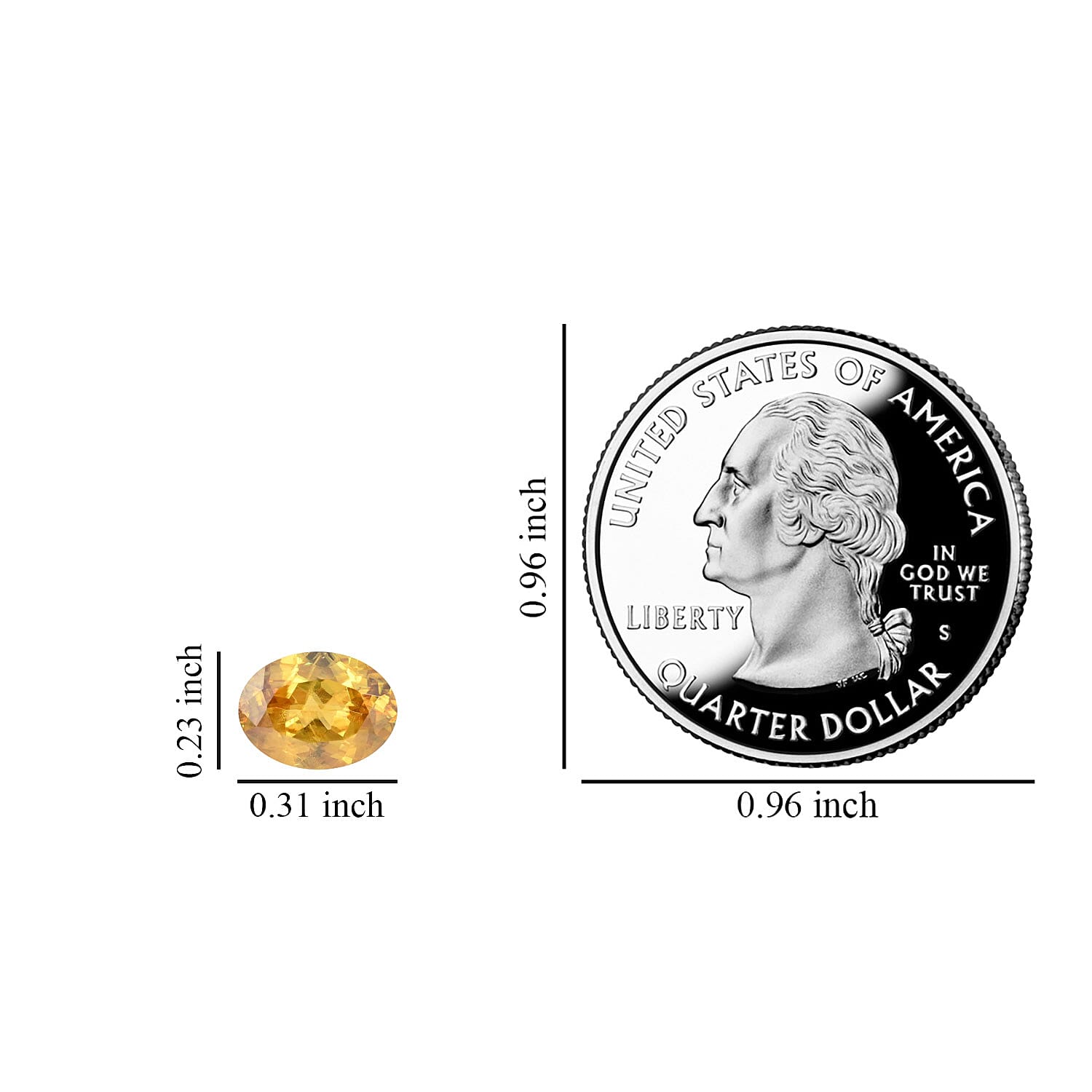 AAA Sphene (Ovl 8x6 mm) 1.20 ctw