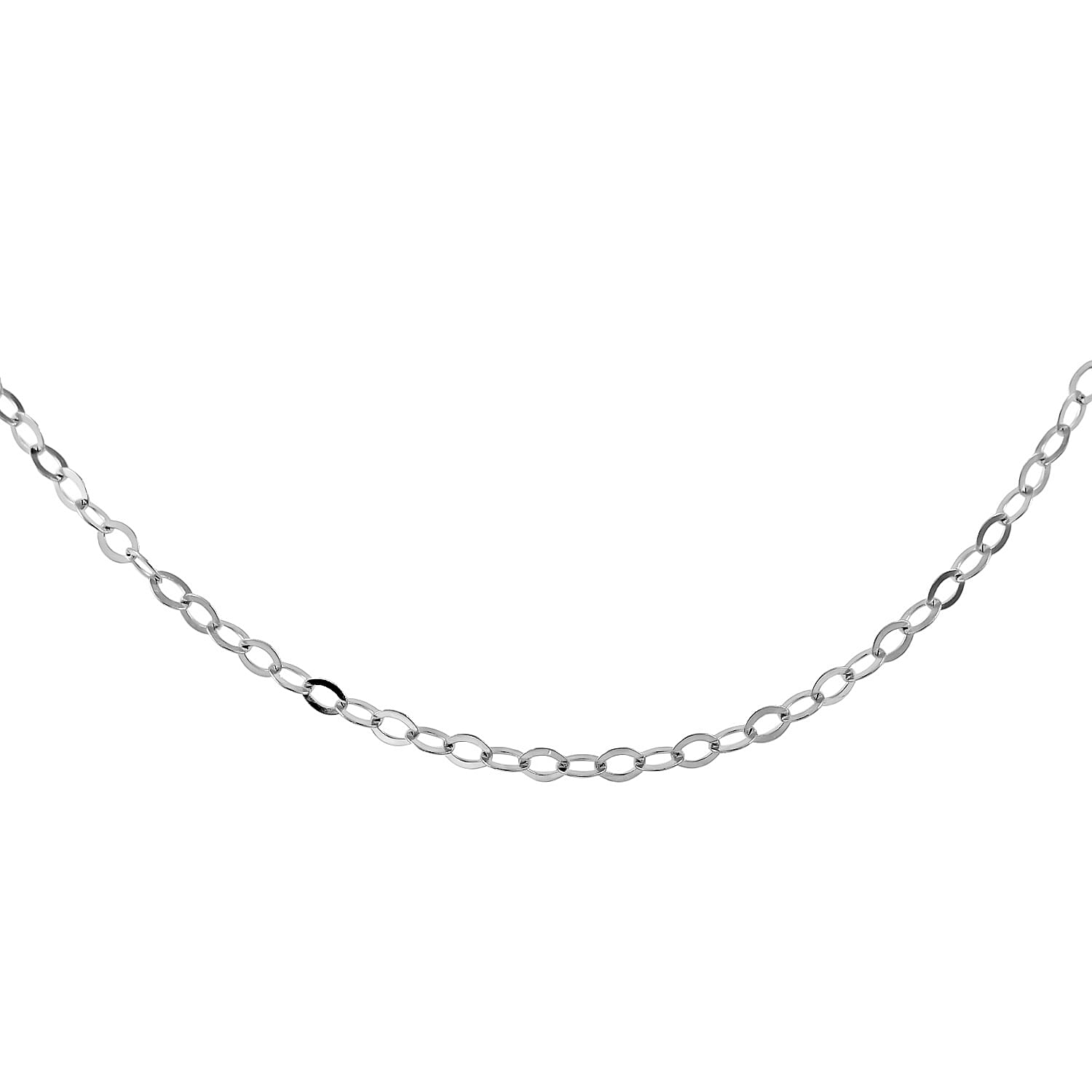 Italian Sterling Silver 2mm Adjustable Bolo Rolo Chain 2.90 Grams