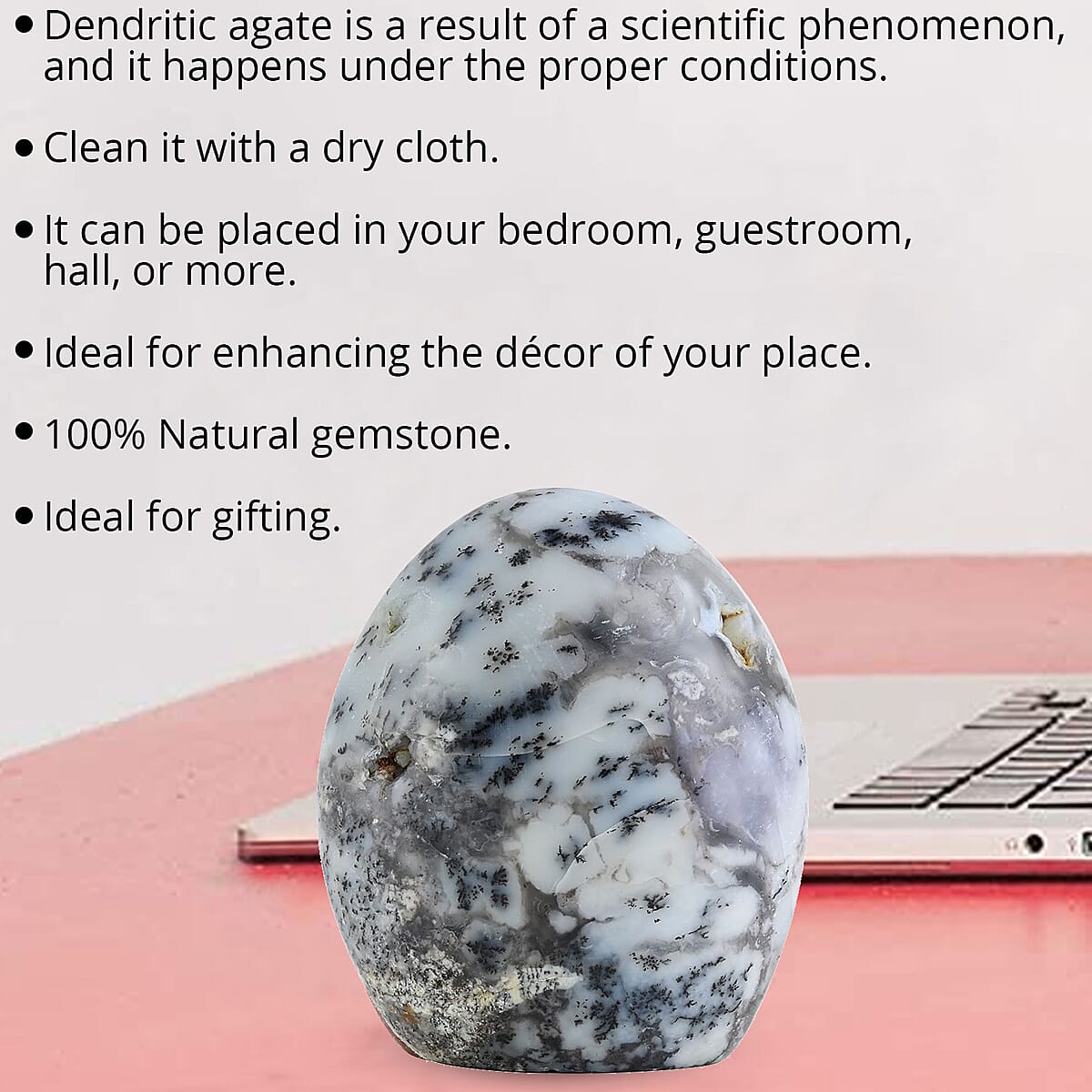 Dendritic White Agate -M (Approx. 2676ctw) image number 1