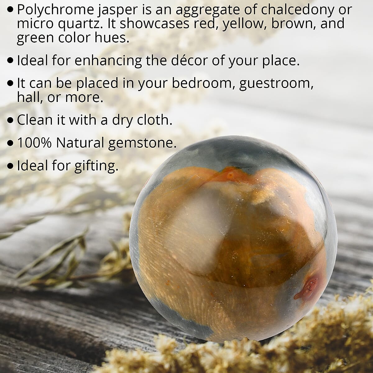 Polychrome Jasper Sphere- S (Approx. 1115 ctw) image number 1