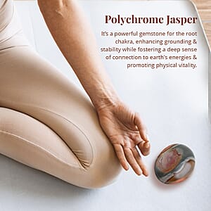 Polychrome Jasper Palm Stone (Approx. 640 ctw)