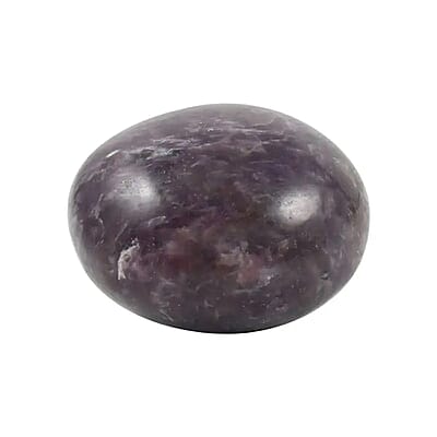 Lepidolite Palm Stone (Approx 767 ctw) , Gem Lepidolite Palm Stone , Raw Lepidolite Purple