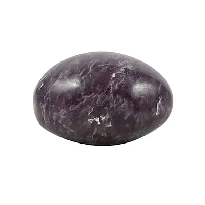 Lepidolite Palm Stone (Approx 767 ctw) , Gem Lepidolite Palm Stone , Raw Lepidolite Purple