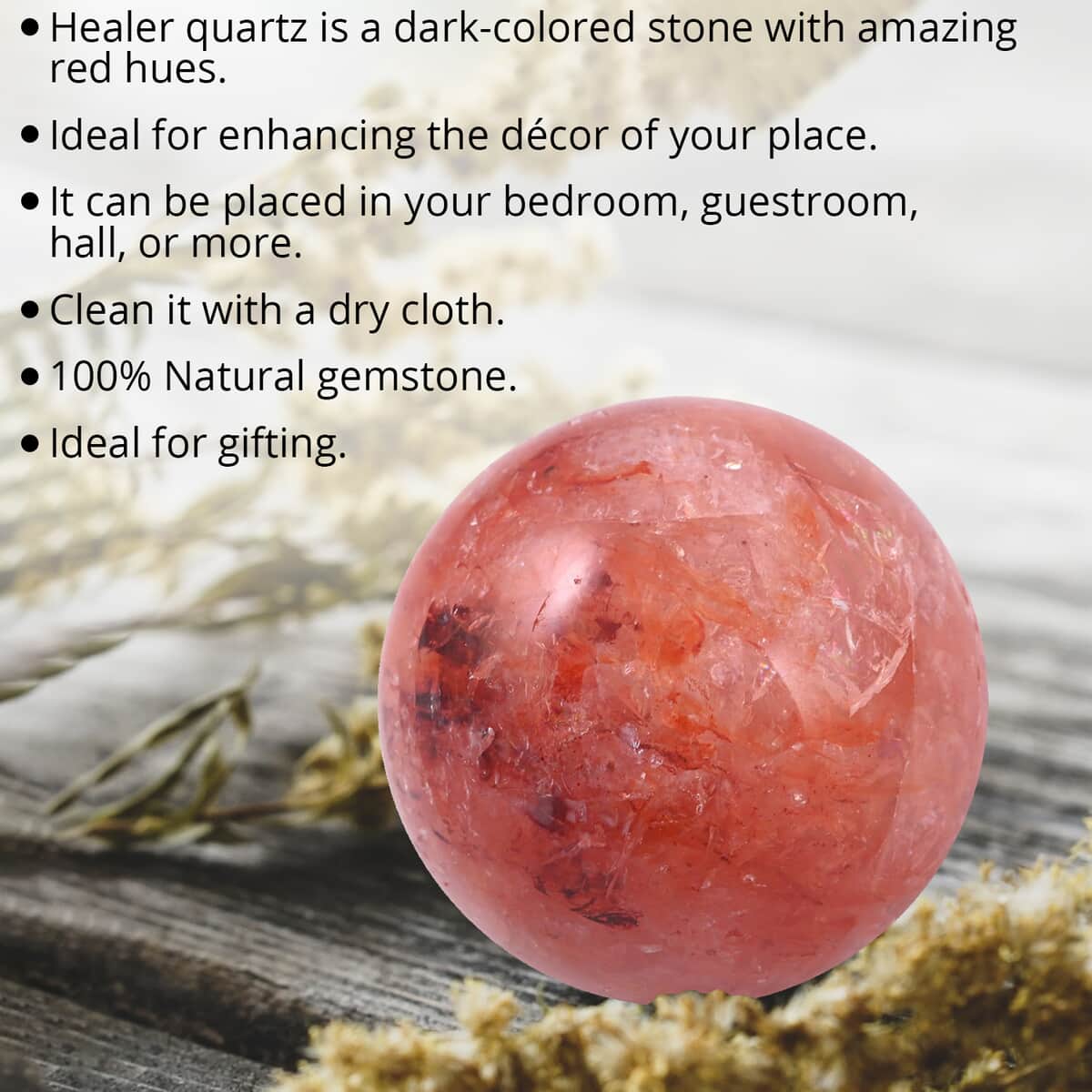 Healer Quartz Sphere -50mm Small (Approx 1474 ctw) image number 1