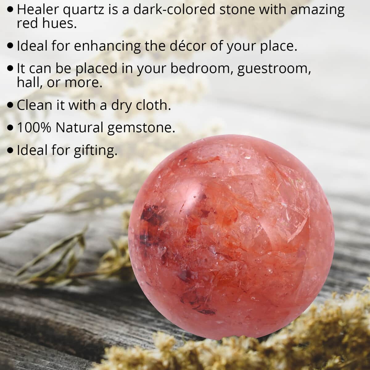 Healer Quartz Sphere 50mm Large (Approx 2082 ctw) image number 1