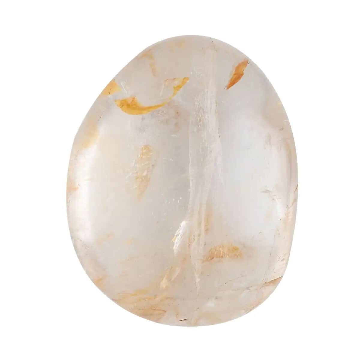 Clear Prince Quartz Palm Stone -M (Approx 744 ctw) image number 3