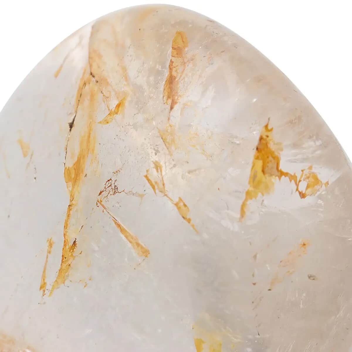 Clear Prince Quartz Palm Stone -M (Approx 744 ctw) image number 4