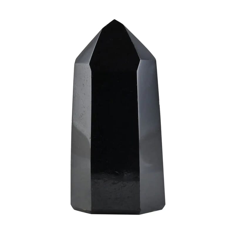Black Tourmaline Points (Approx 5389 ctw)