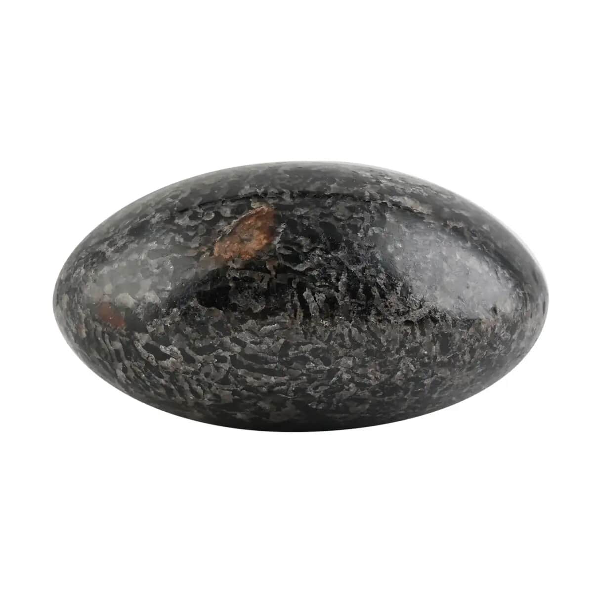 Black Tourmaline Crystal Oval Palm Stone, Palm Stones for Anxiety , Palm Root Stone , Stone for Relaxation , Meditation and Crystal Healing Cabochons image number 3