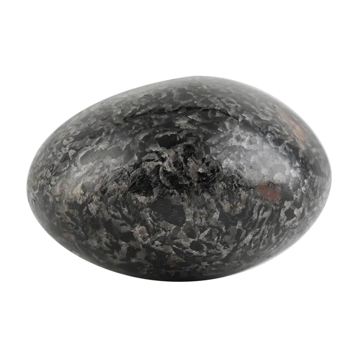 Black Tourmaline Crystal Oval Palm Stone, Palm Stones for Anxiety , Palm Root Stone , Stone for Relaxation , Meditation and Crystal Healing Cabochons image number 4