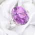 Certified & Appraised Rhapsody 950 Platinum AAAA Patroke Kunzite and E-F VS Diamond Ring (Size 7.0) 7.55 Grams 14.70 ctw image number 1