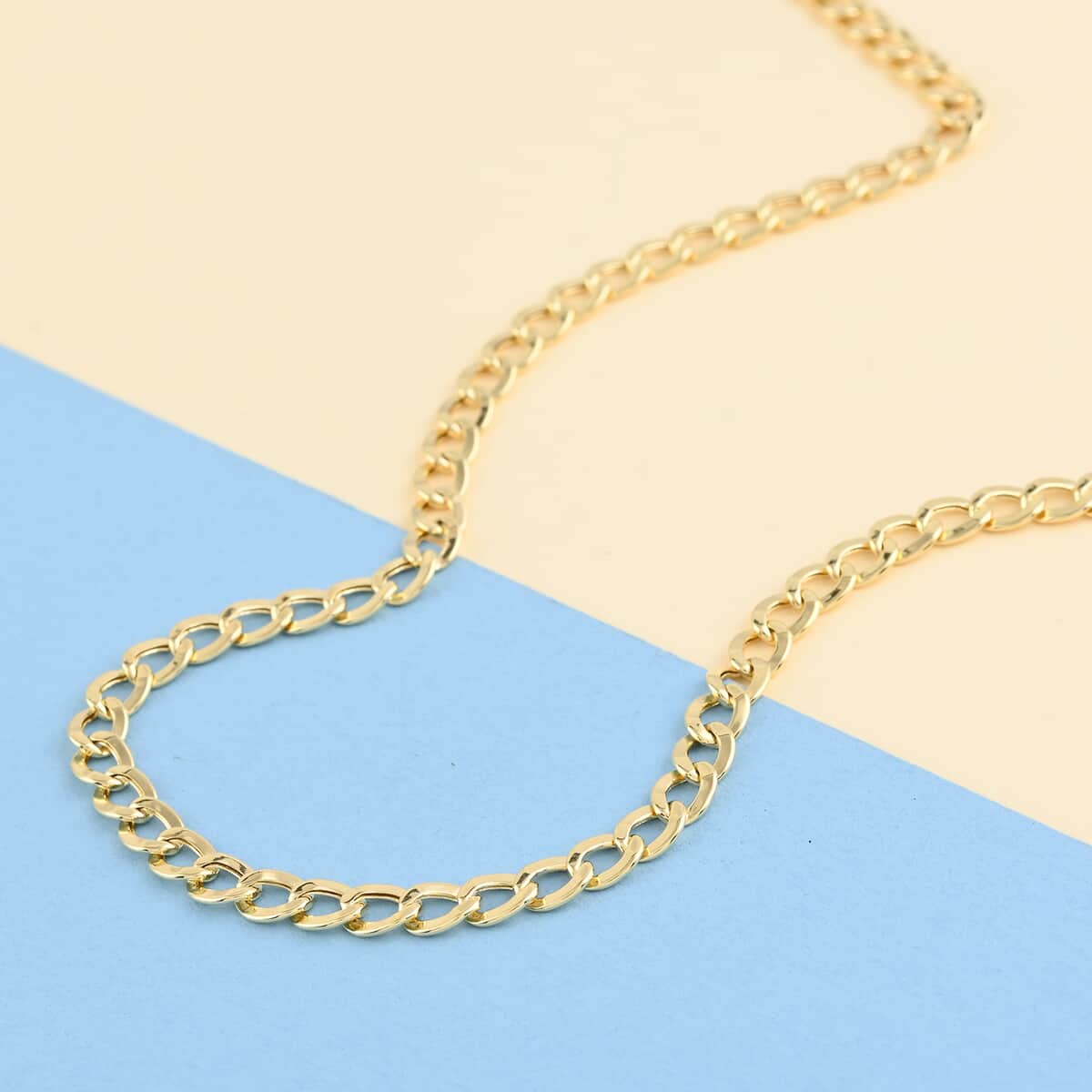 New York Closeout 14K Yellow Gold 2mm Cuban Chain Necklace 18 Inches 1.7 Grams image number 1