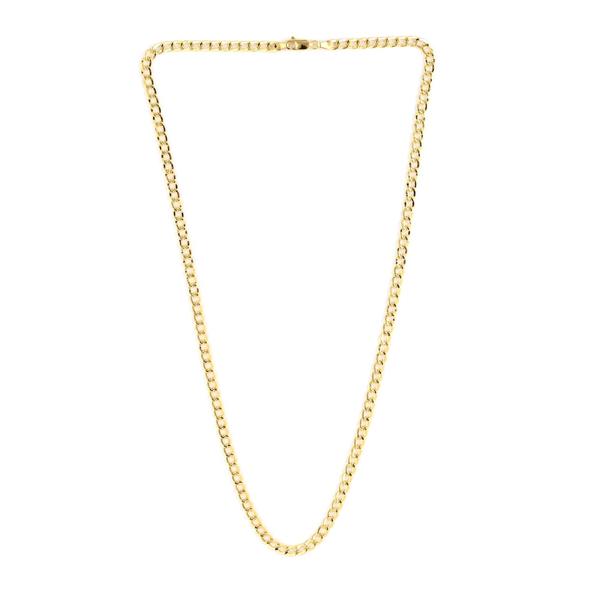 New York Closeout 14K Yellow Gold 2mm Cuban Chain Necklace 18 Inches 1.7 Grams image number 2