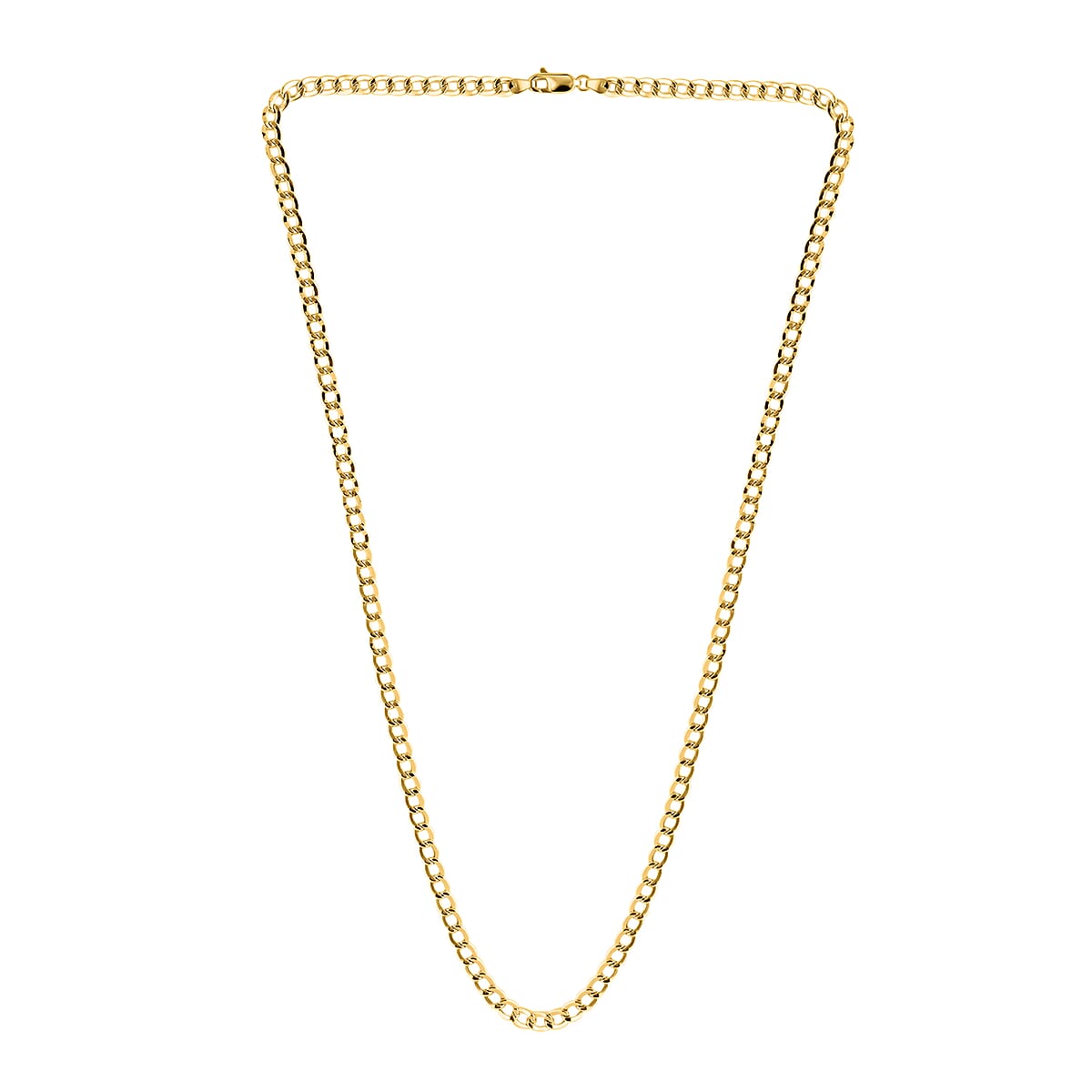 New York Closeout 14K Yellow Gold 2mm Cuban Chain Necklace 20 Inches 1.8 Grams image number 2