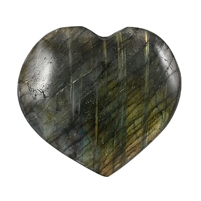 Labradorite Heart 30-40mm -S (Approx. 65 ctw)